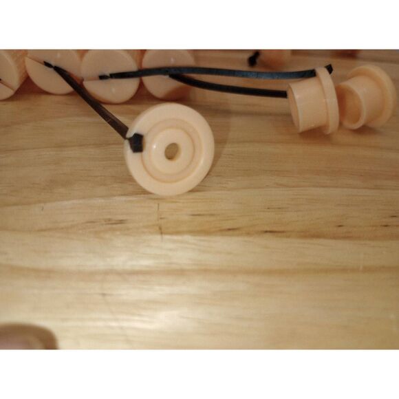 Set of 26, peach colored perm rods  used once - Picture 3 of 3